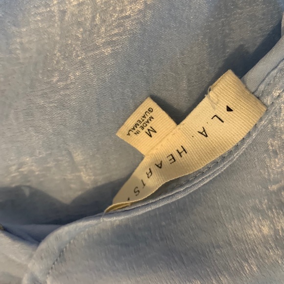 Cowl neck open back tie blouse - Picture 3 of 3